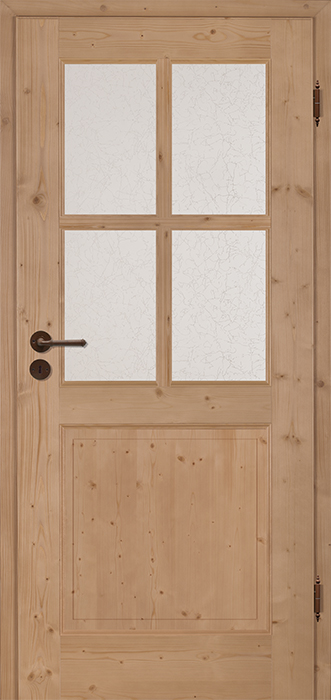 CASTELL 2CA LA4 4 Fichte Astig, Gebürstet, Honigfarben Lackiert, Glas Window