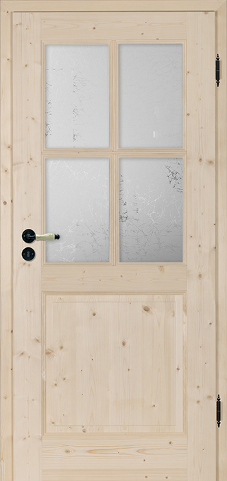 CASTELL 2CA LA4 4 Fichte Astig, Gebürstet, Roh, Glas Uadi