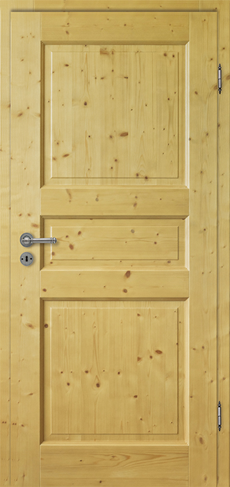 CASTELL 3CA Fichte Astig, Gebürstet, Natur Lackiert