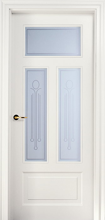 STILISTEN A.009 Weiss seidenmattD.008 Ornament Motiv 2