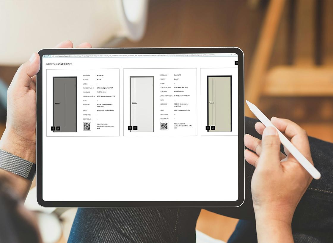 Magazin Beitrag DieTÜR Tablet Merkliste Weg