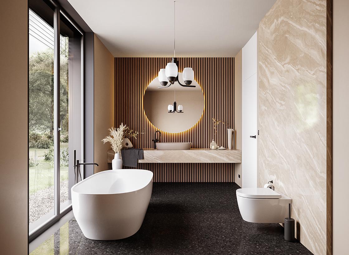 Magazin Beitrag Geschosshoch & Windfang Badezimmer