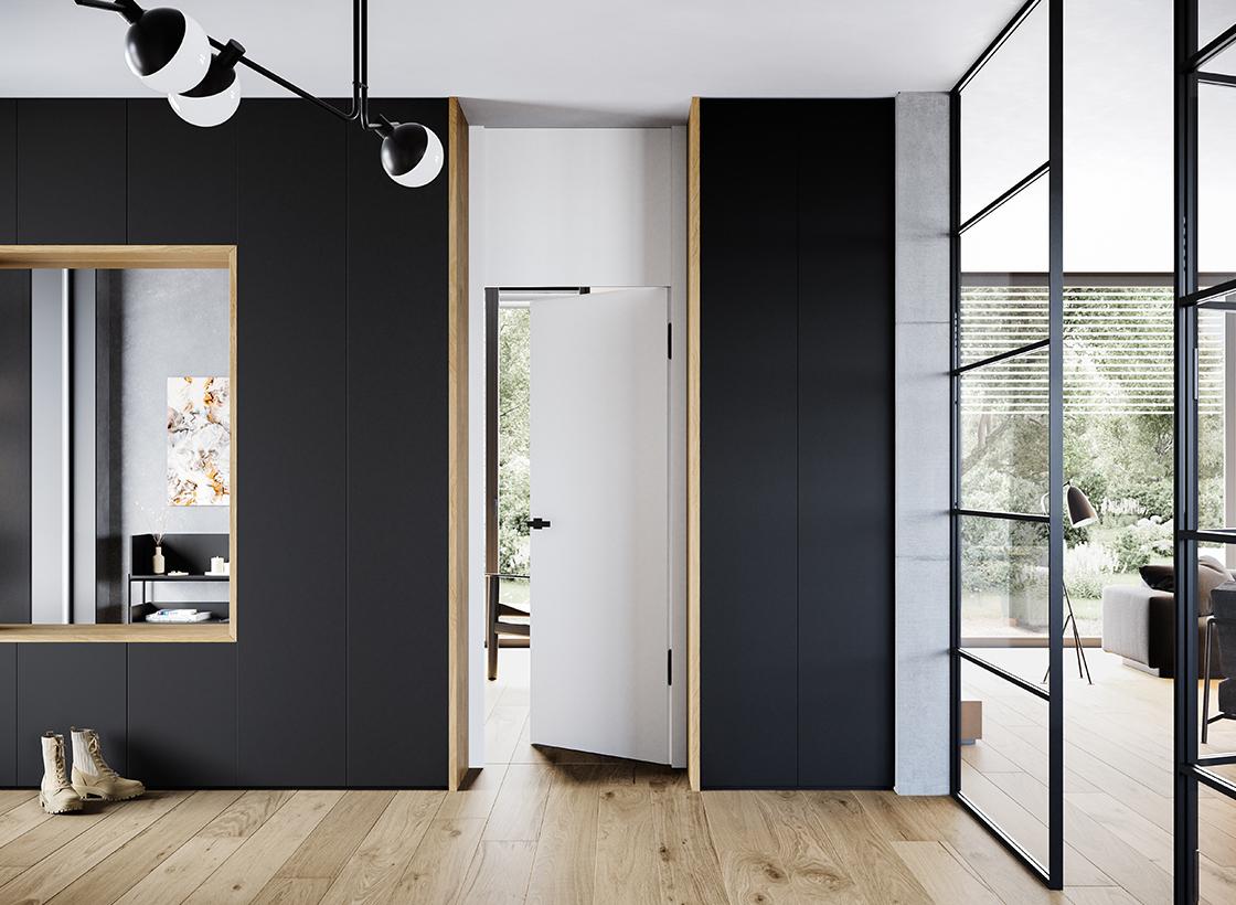 Magazin Beitrag Geschosshoch & Windfang Eingangsbereich