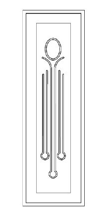 Ornamentverglasung Motiv 2