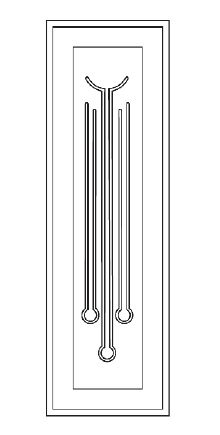 Ornamentverglasung Motiv 3