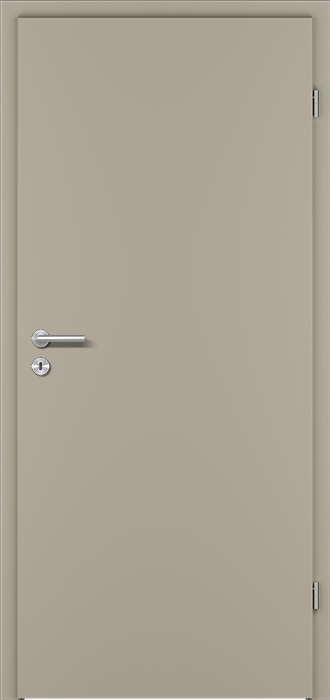 Türblatt-DA CPL Seidengrau Kleine Rundkante