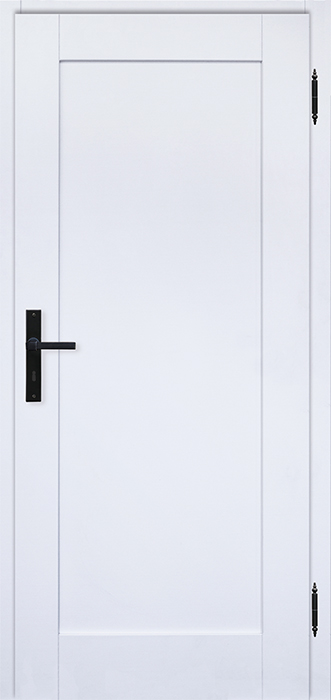 TOSCANA 1T Fichte Astfrei, Gebürstet, Weisslack