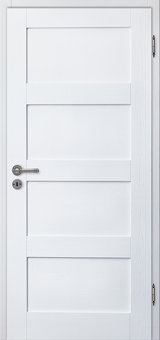 TOSCANA 4T Fichte Astfrei, Gebürstet, Weisslack