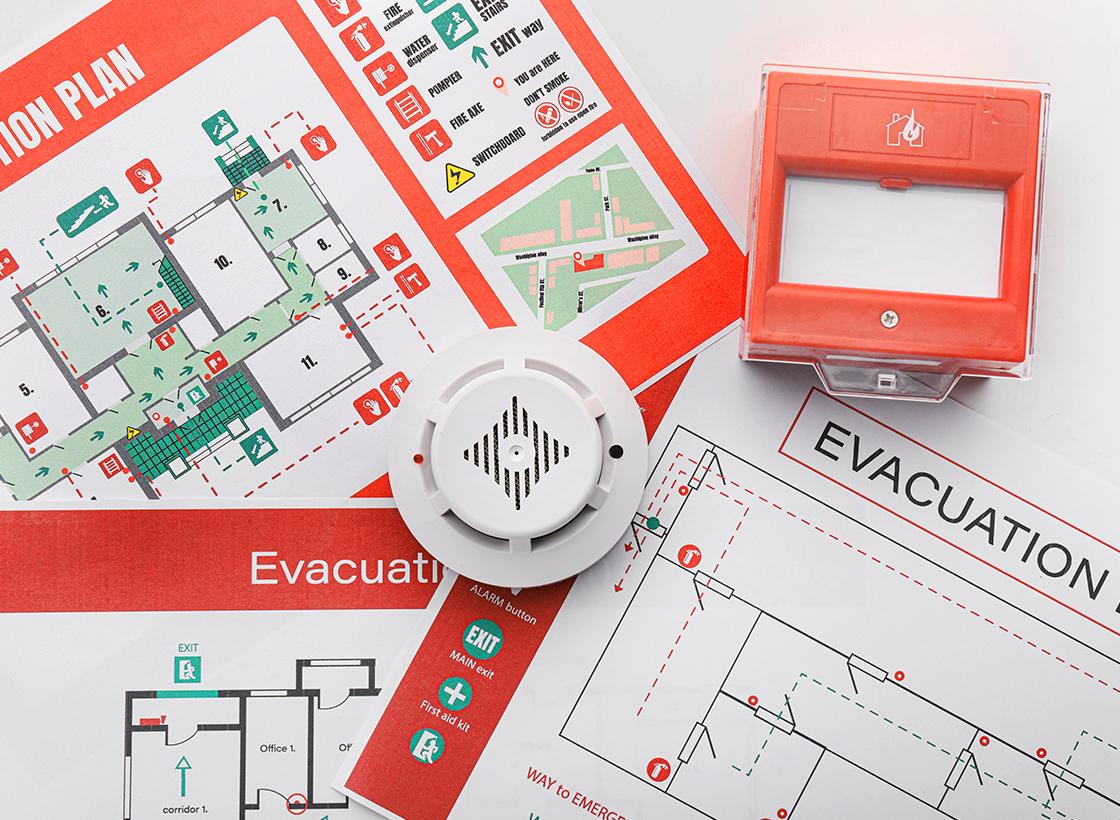 Magazin Beitrag Feuerschutz Rettungsplan